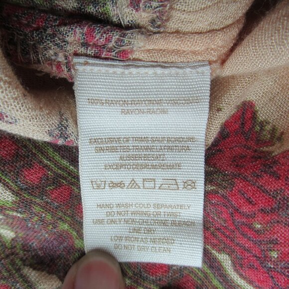 Free People Floral Pinafore Dress | Size Small - Picture 9 of 10